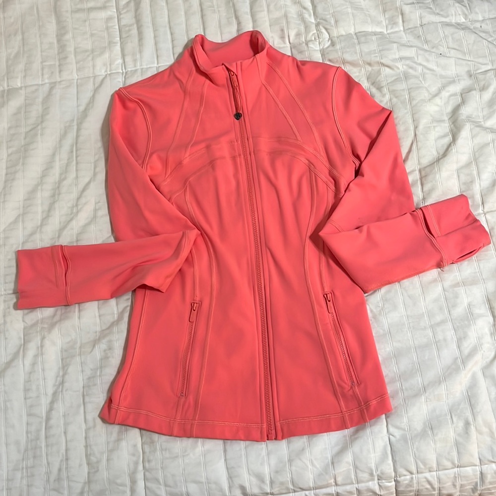 Lululemon define jacket - raspberry cream